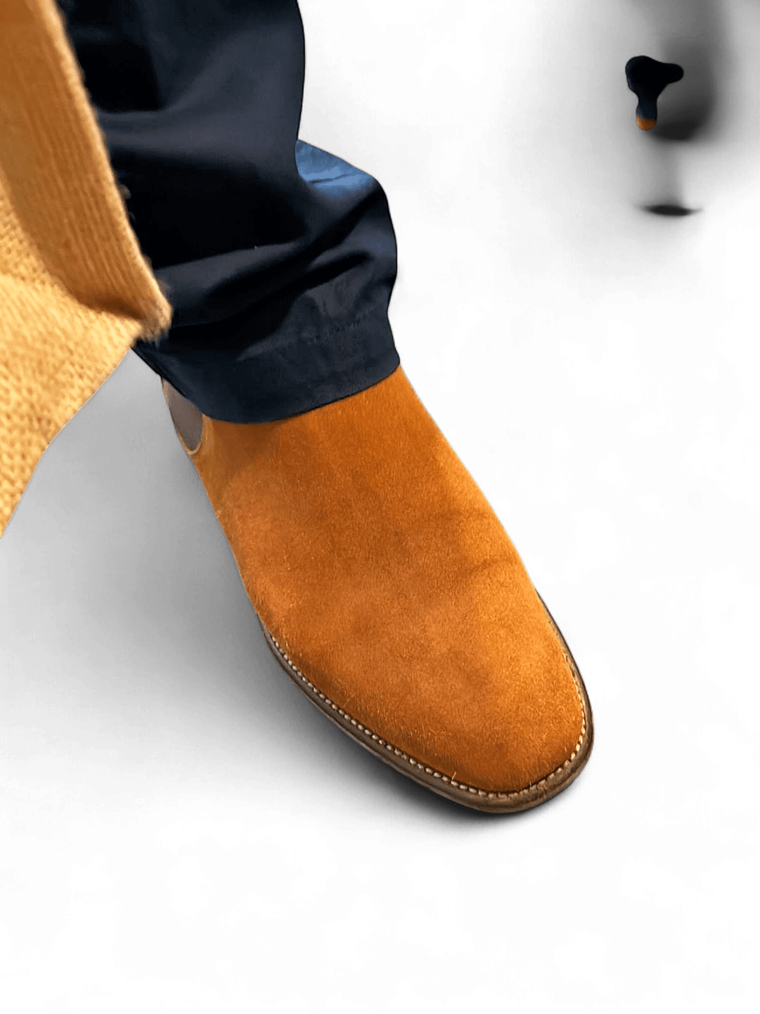 Men's Brown Suede Loafers - Smart Casual Slip-On Shoes 2