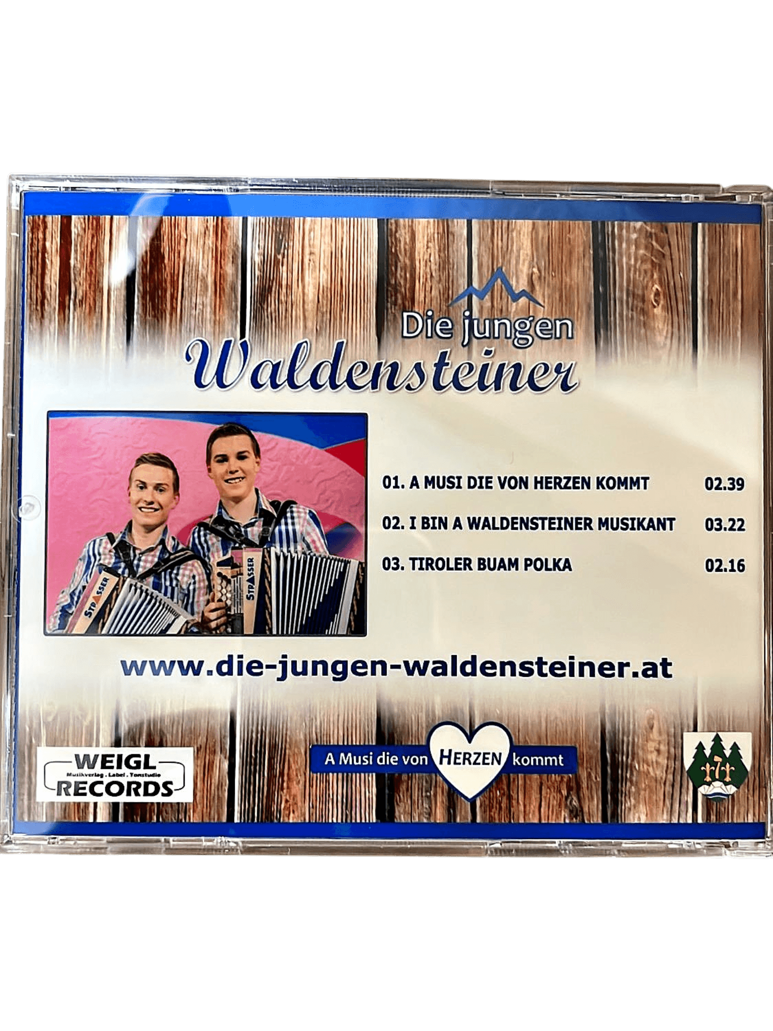 Die jungen Waldensteiner – A Musi die von Herzen kommt CD 2