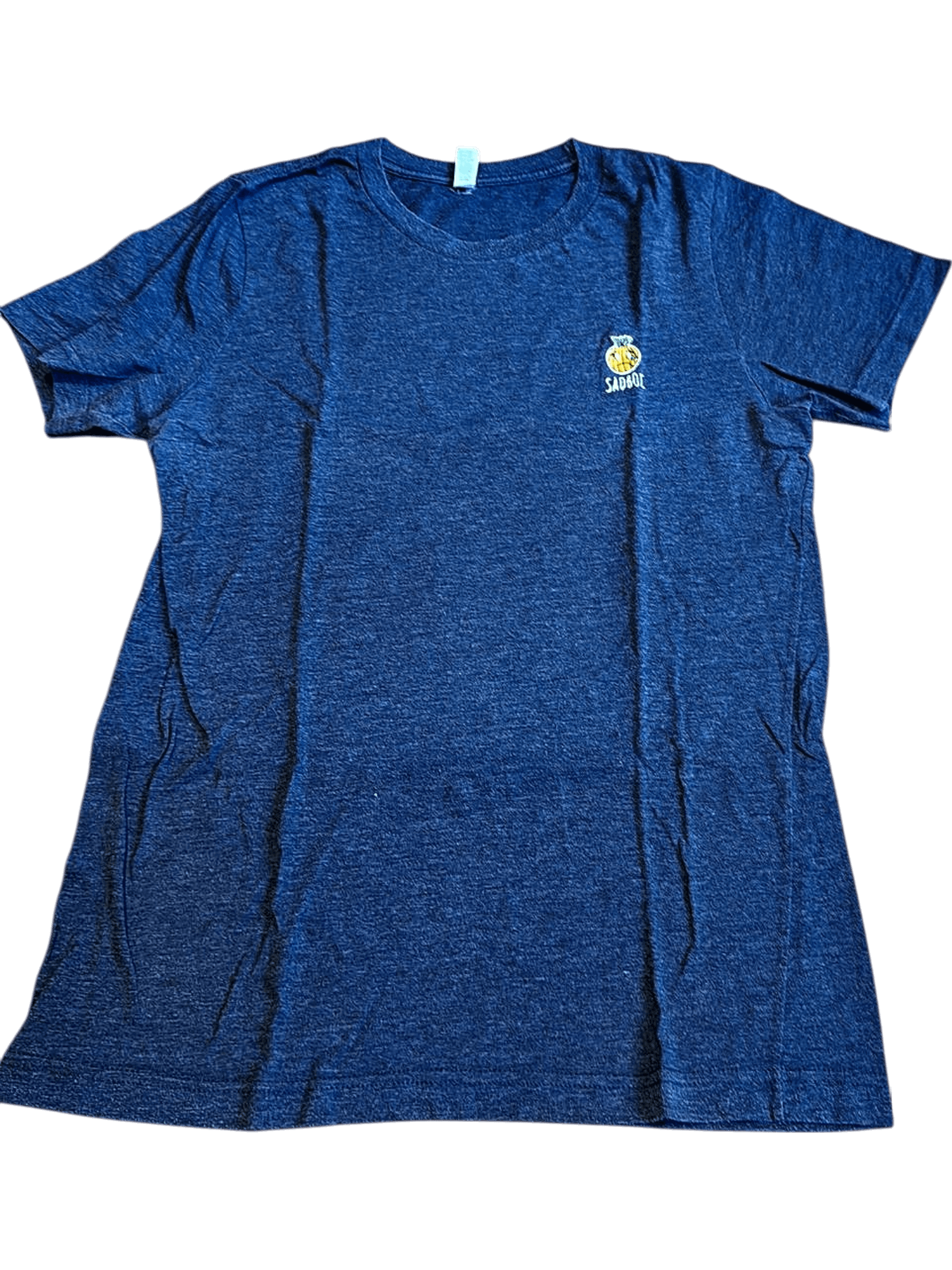 Sadboi Grey T-shirt with Embroidered Logo - Size M 1