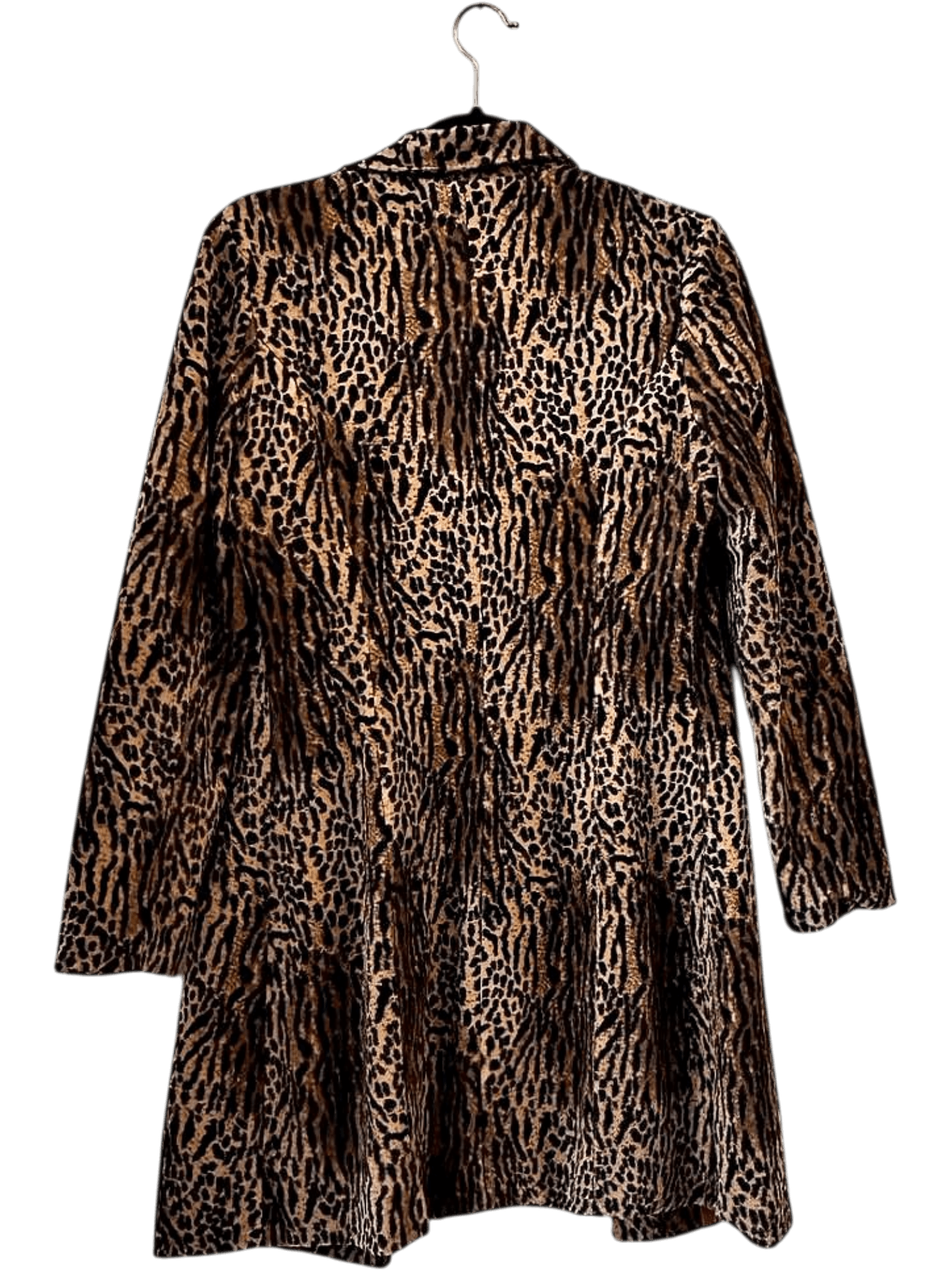 Leopard Print Coat with Pink Lining - Italian Made 3