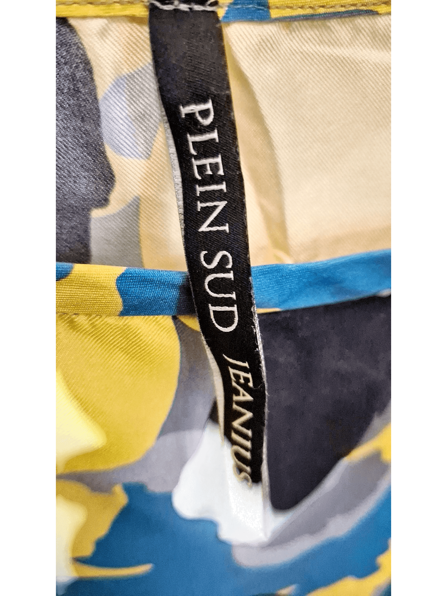 Plein Sud Jeanius Colorful Abstract Print Blouse - Vintage Marcy 2