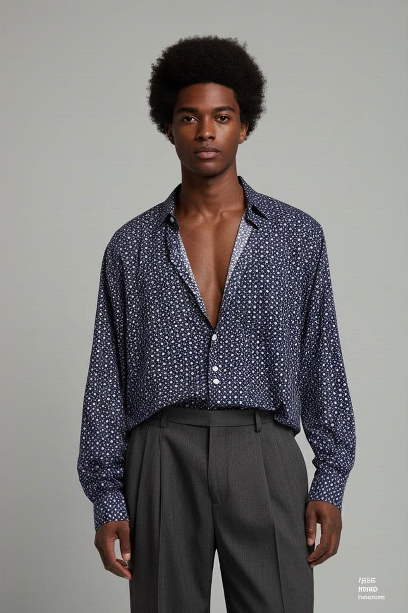 LERROS Long Sleeve Button-Down Shirt 1