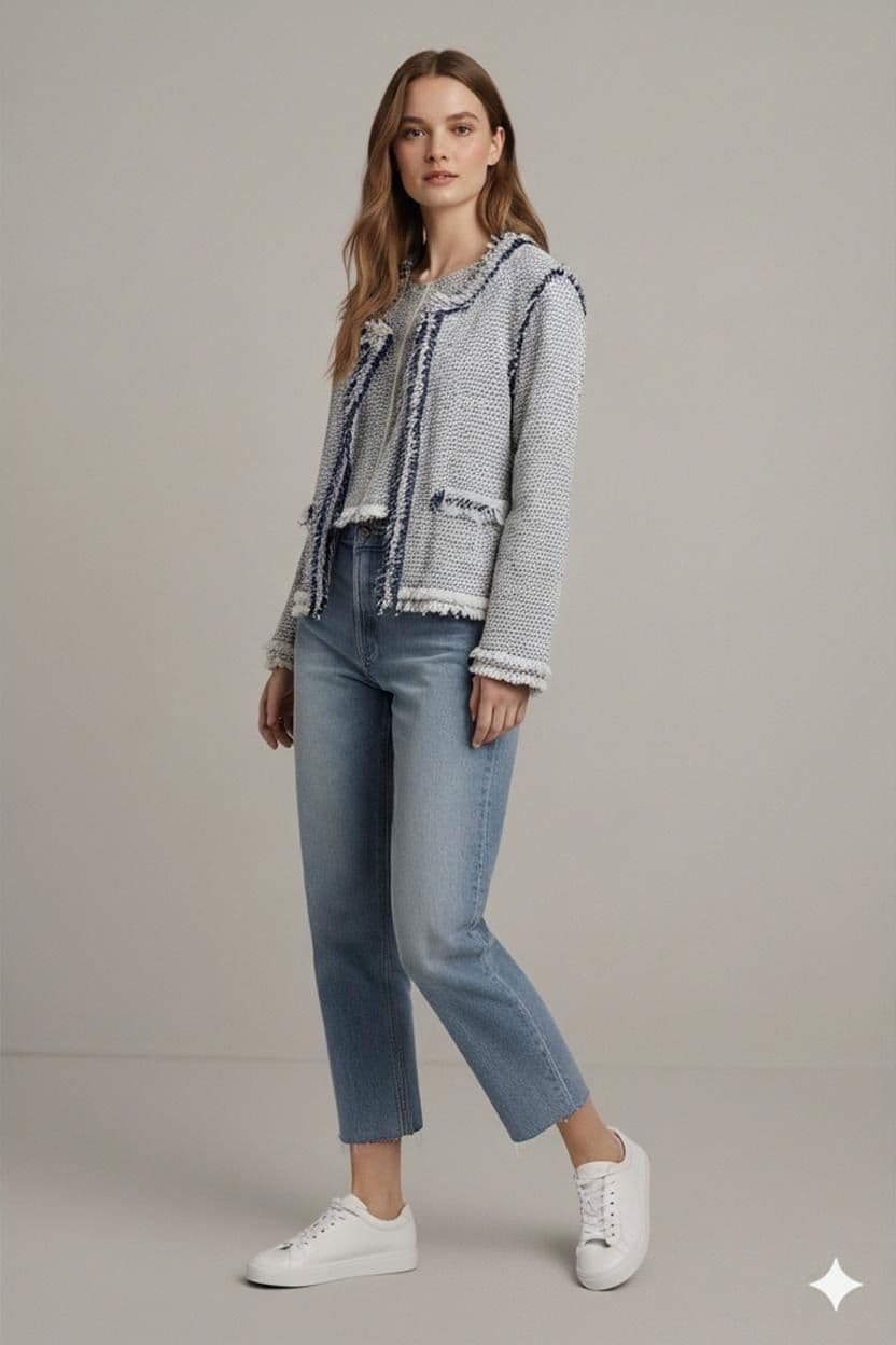 Stylish Textured Blazer 1