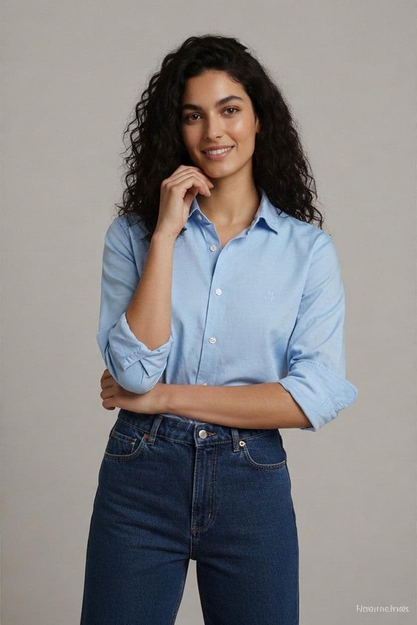 Marc O'Polo Light Blue Button-Down Shirt 1