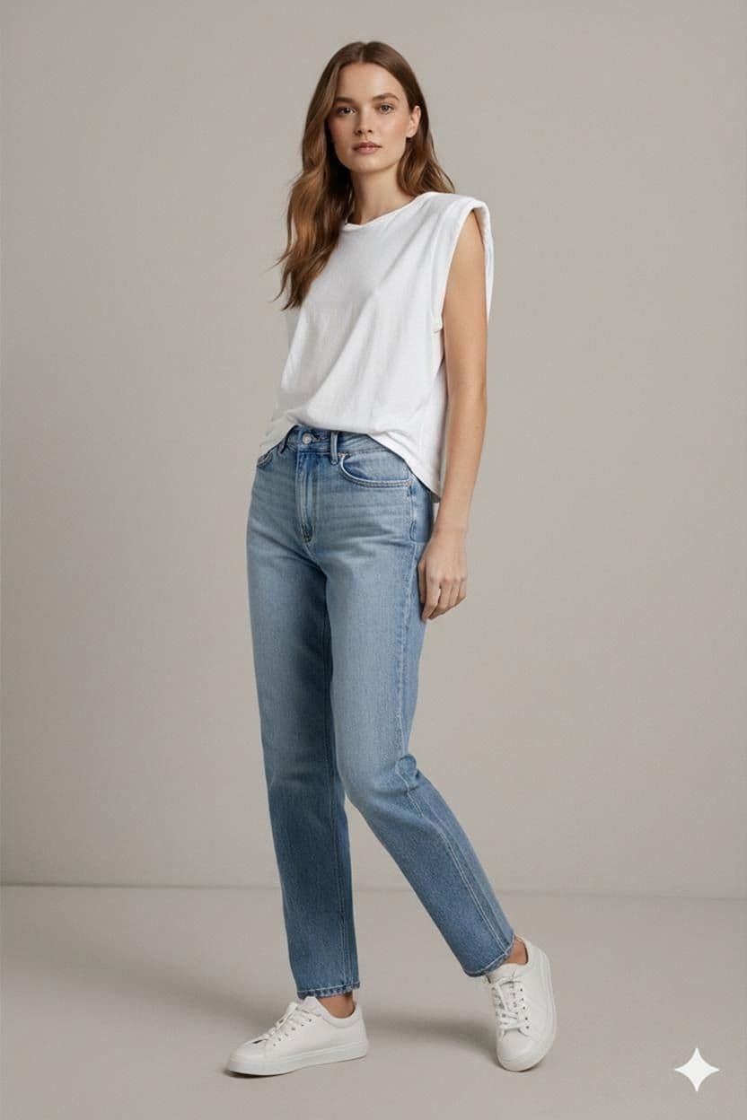 Zara Weißes Tank Top - Größe S/M 1