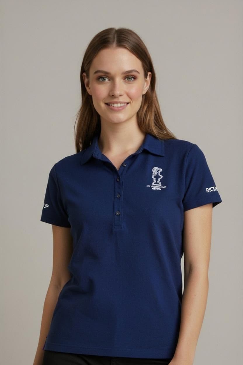 Navy Blue Women's Polo Shirt - 50th Anniversary Edition 1