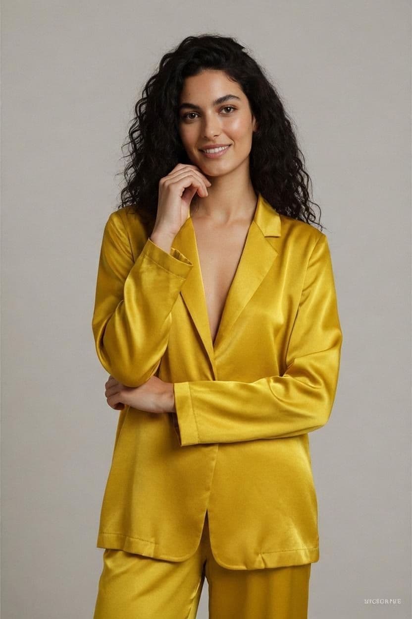 United Colors of Benetton Bright Yellow Blazer 1