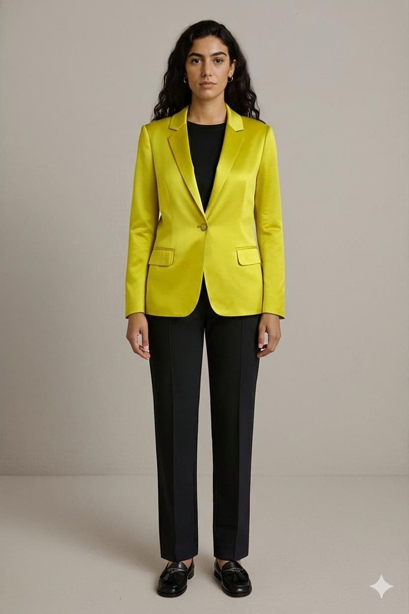 United Colors of Benetton Bright Yellow Blazer