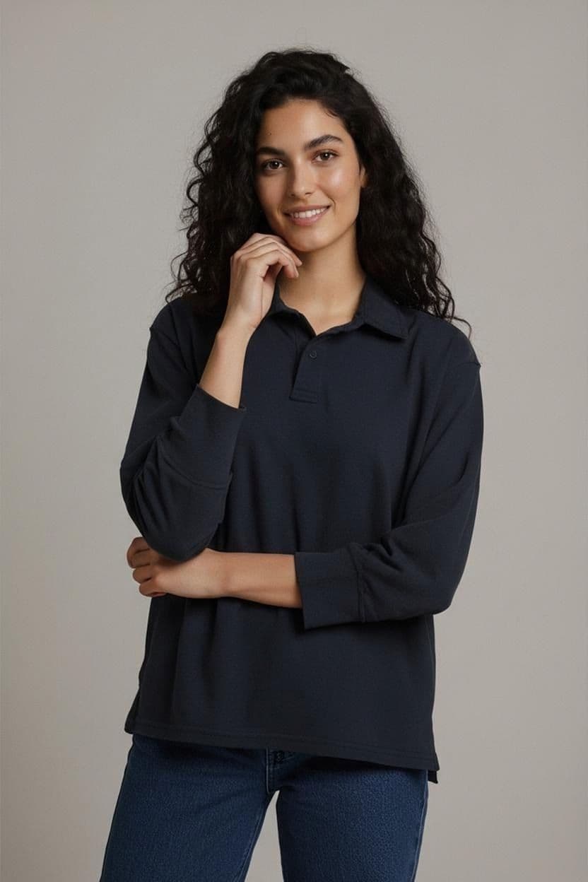 Black Long Sleeve Zip-Up Jacket - Men's Outerwear 1