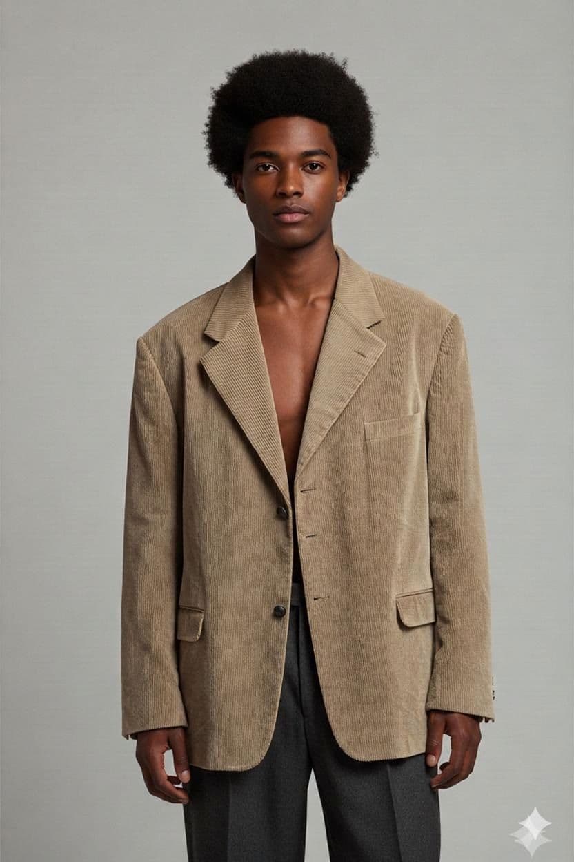 Velluto Duca Visconti di Modrone Corduroy Blazer - Italian Designer 1