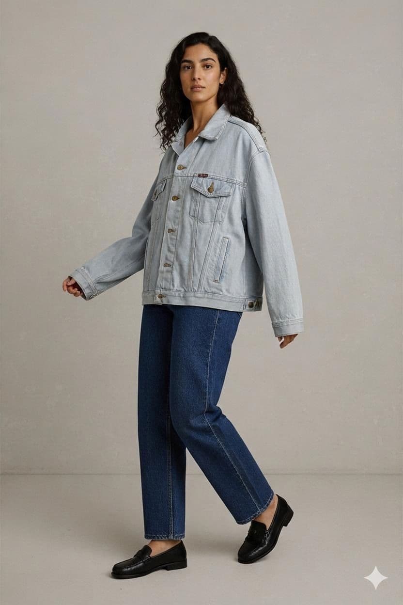 Vintage Carrera Light Blue Denim Jacket - Classic Style 1