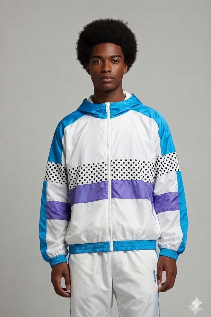 Vintage Hummel Color Block Tracksuit - Size 32 1