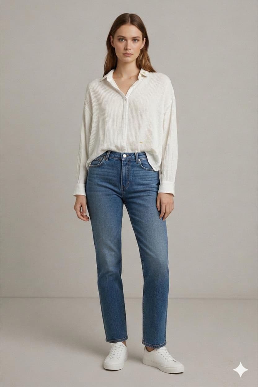 Brava Fabrics Bio-Baumwolle Bluse - Größe L 1