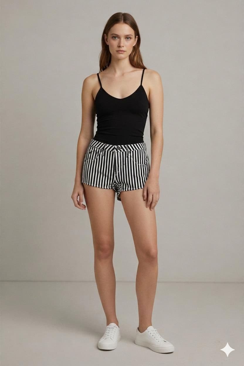 G-Star RAW Arc Tuka Streifen-Shorts - Größe 30 1