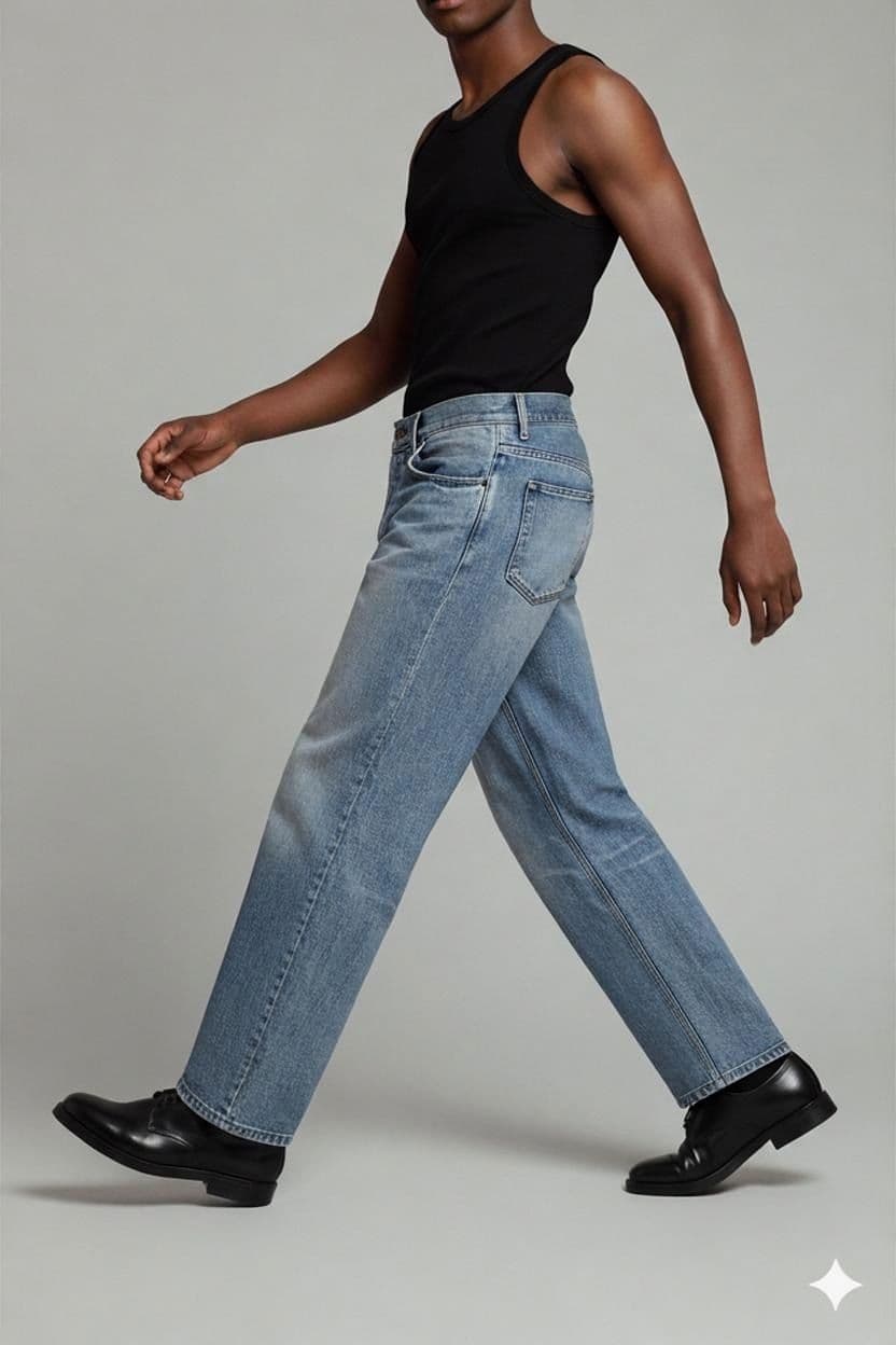 Carhartt Newel Pant Jeans - Light Blue Wash W34 1