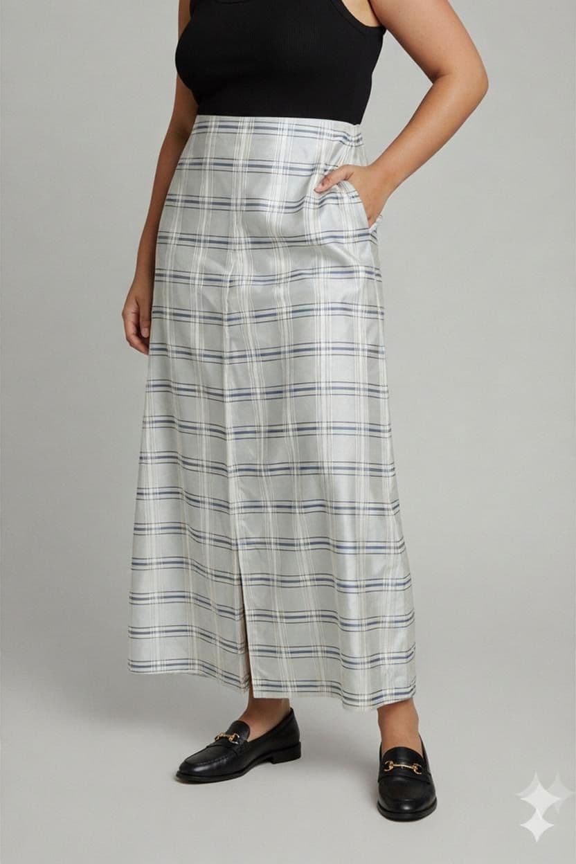 Vintage 90s Occasions Just Separates Plaid Skirt - Size XL/16 1