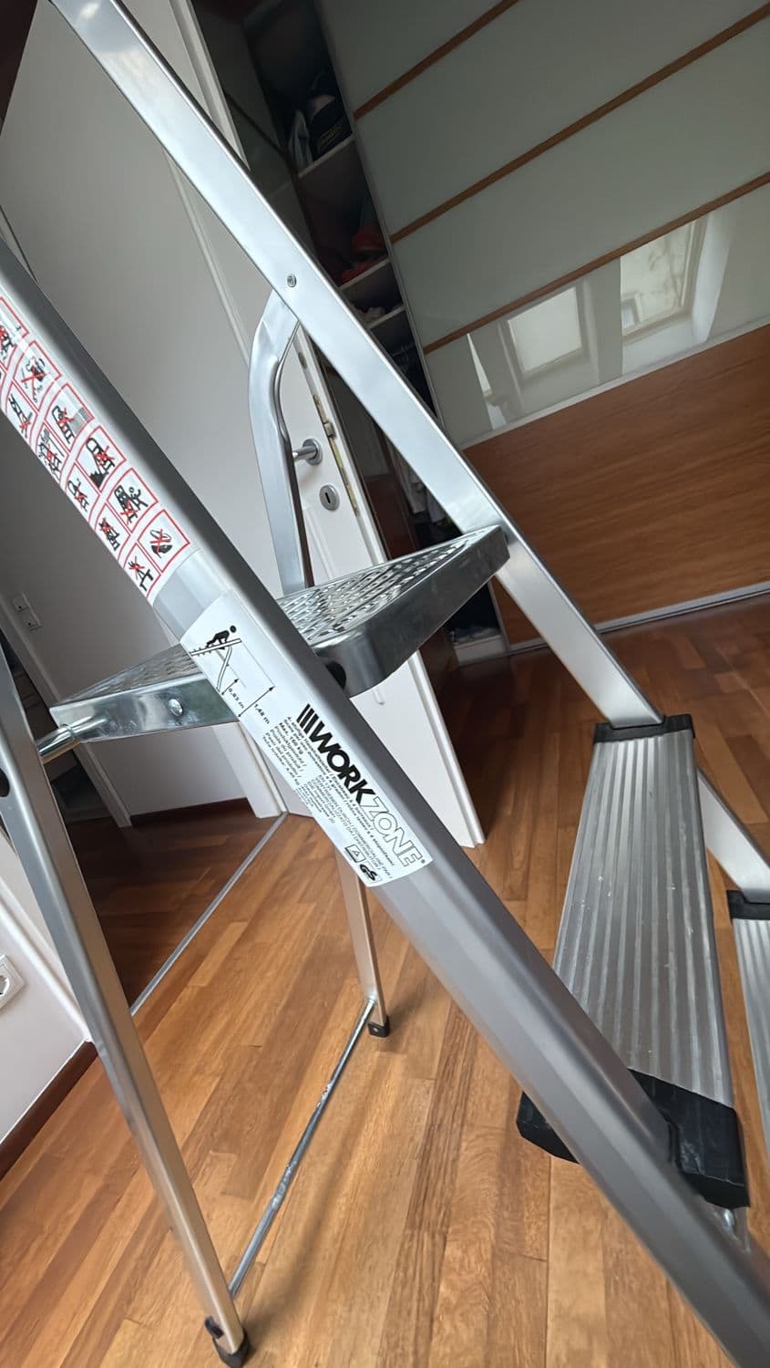 Work Zone Aluminum Folding Ladder 2