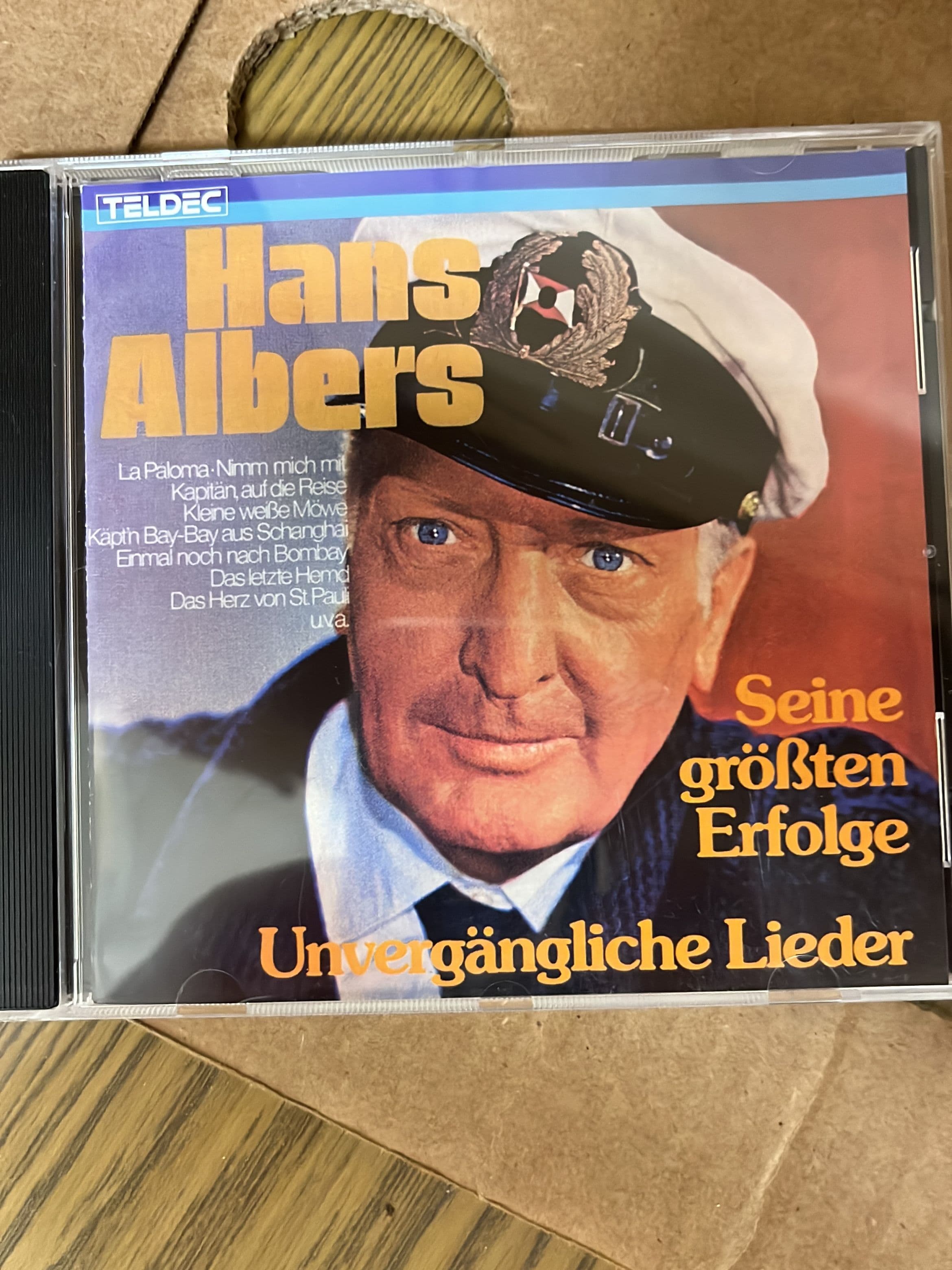 Hans Albers - Unvergängliche Lieder: Seine größten Erfolge CD (TELDEC) 1