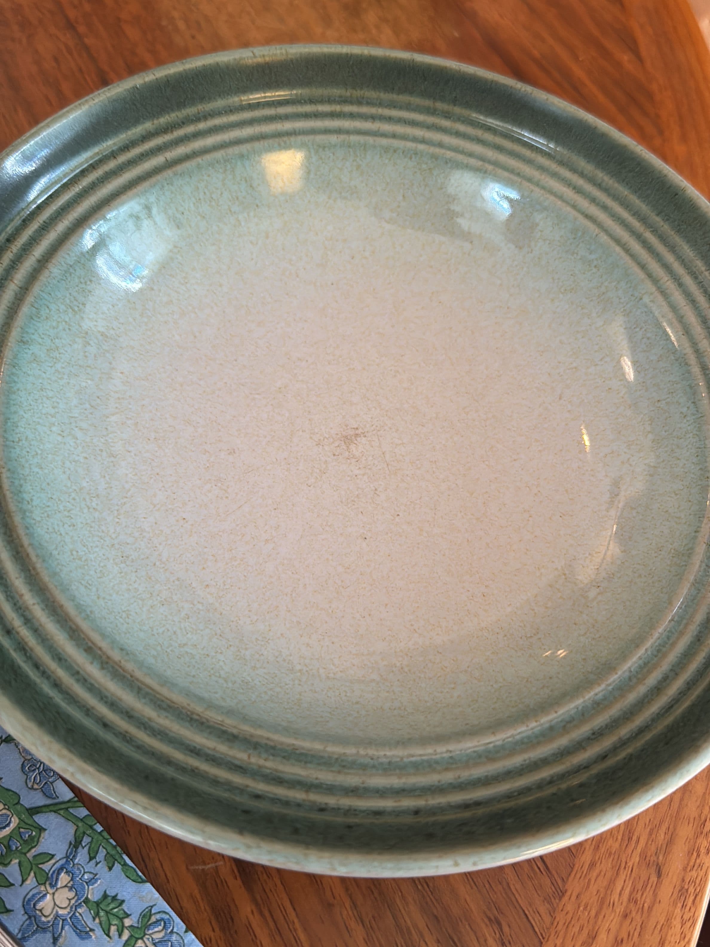 Höganäs Swedish Stoneware Deep Plate 1