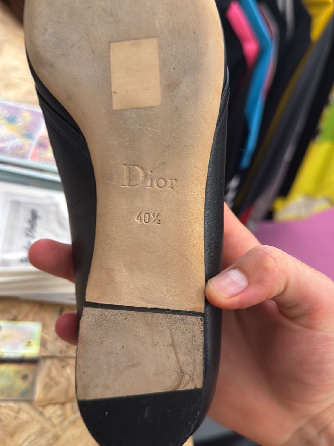 Christian Dior Damen Flats Ballerinas - Größe 40½ 3