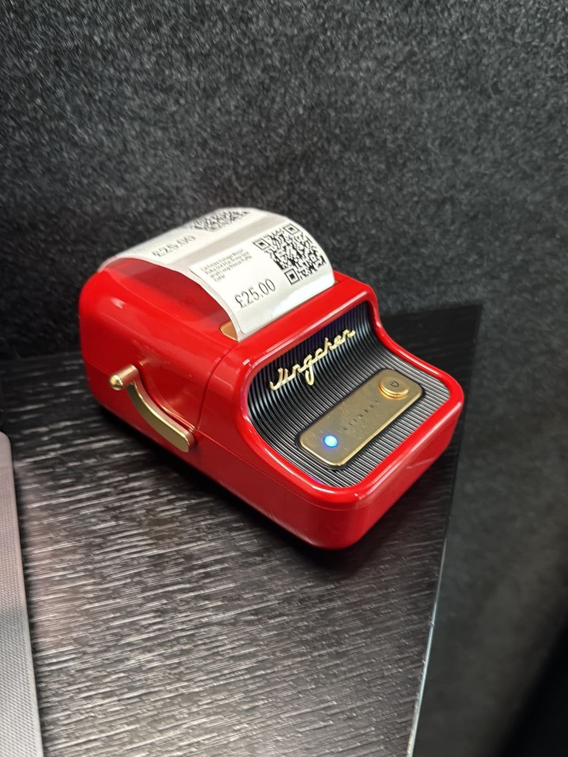Memobird Thermal Printer - Red Portable Receipt Printer