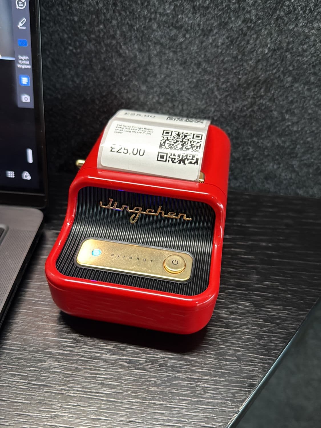 Memobird Thermal Printer - Red Portable Receipt Printer 2