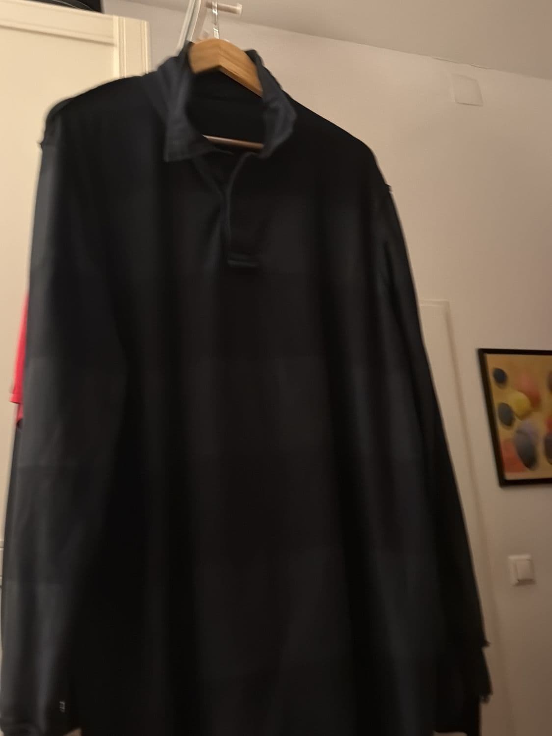 Black Long Sleeve Zip-Up Jacket - Men's Outerwear 2