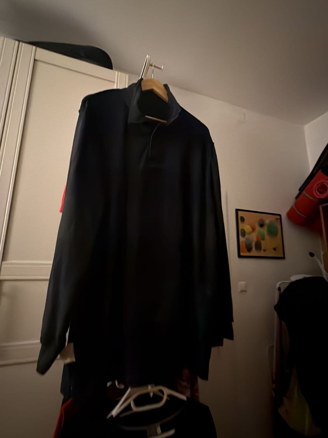 Black Long Sleeve Zip-Up Jacket - Men's Outerwear 3