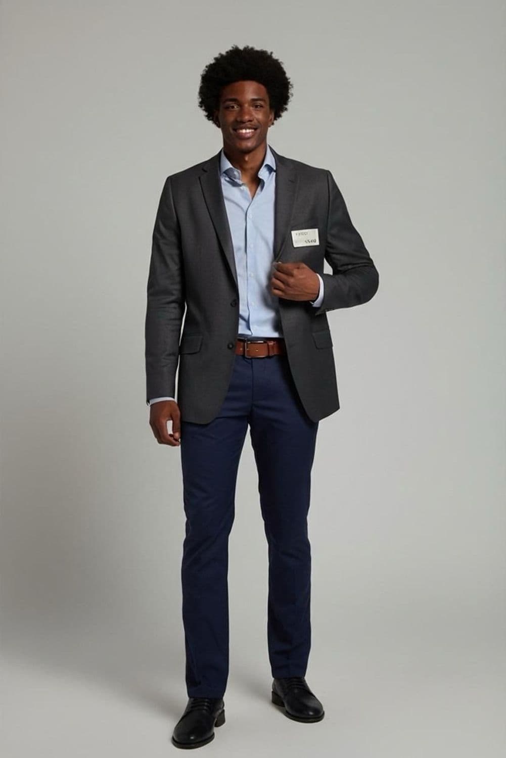 Galard Men's Grey Blazer - Professional Tailored Jacket 1