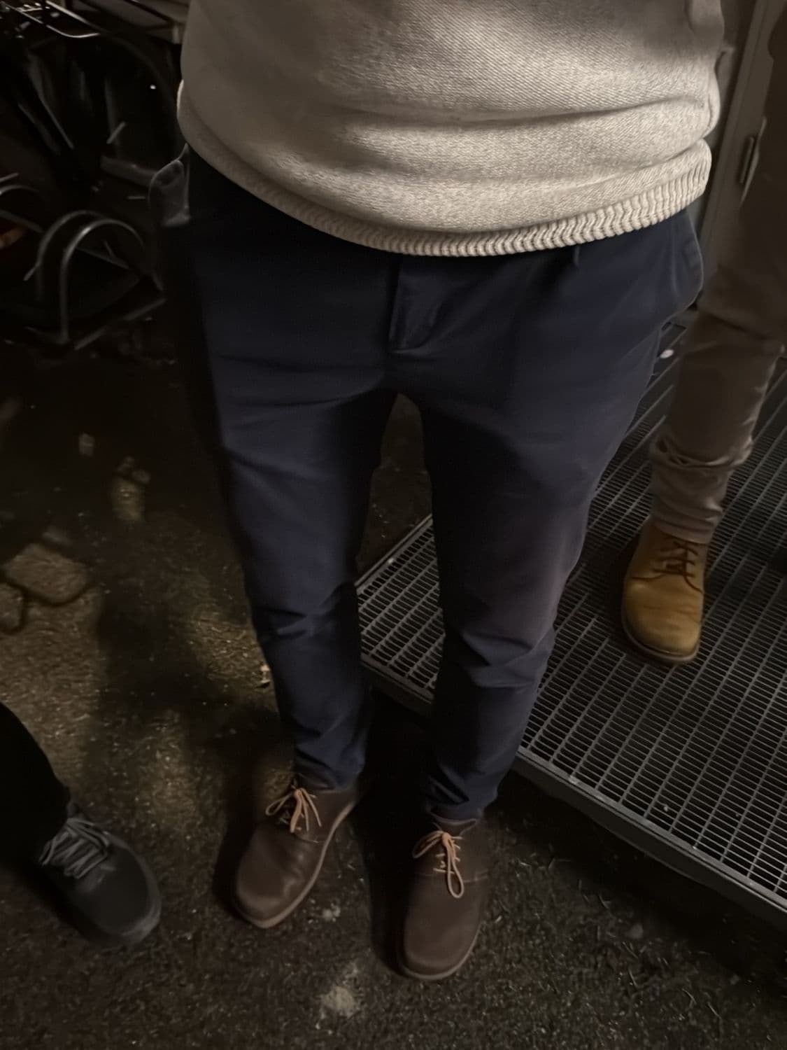 Men's Navy Blue Dress Trousers - Classic Fit 2