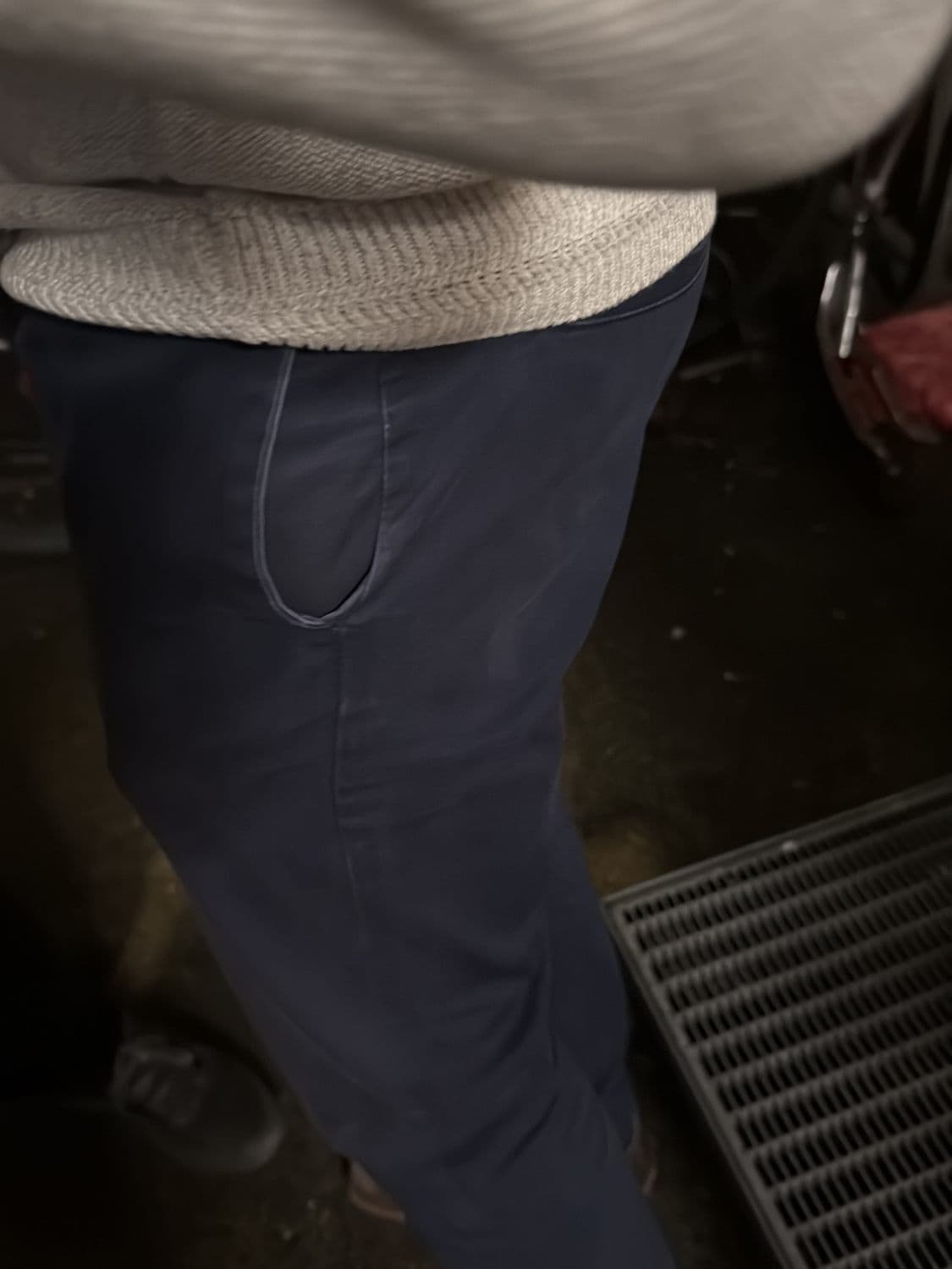 Men's Navy Blue Dress Trousers - Classic Fit 3