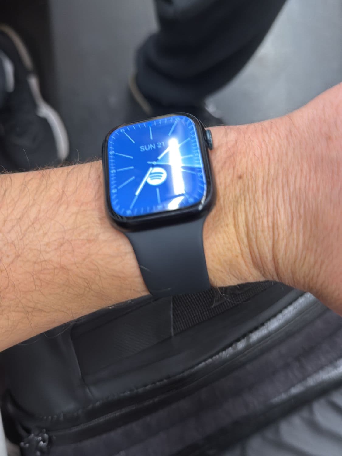 Apple Watch with Black Sport Band - Used Condition 2
