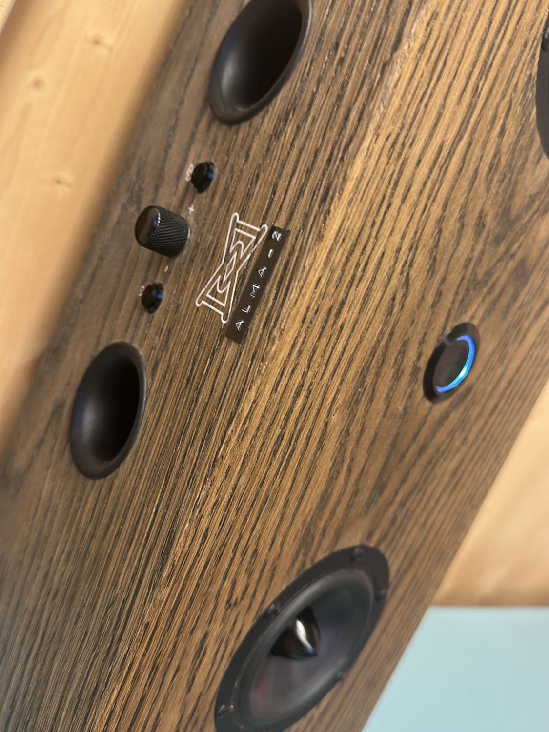 Alma Audio Wooden Bluetooth Speaker with Dual Drivers 2