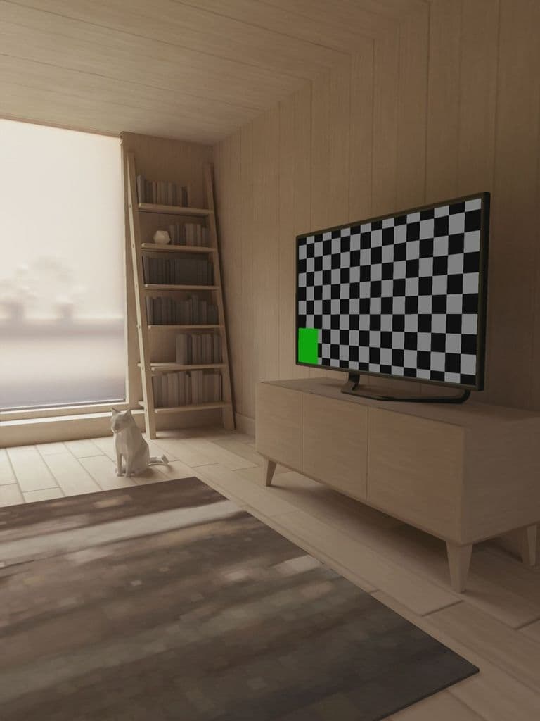 Black Flat-Screen TV