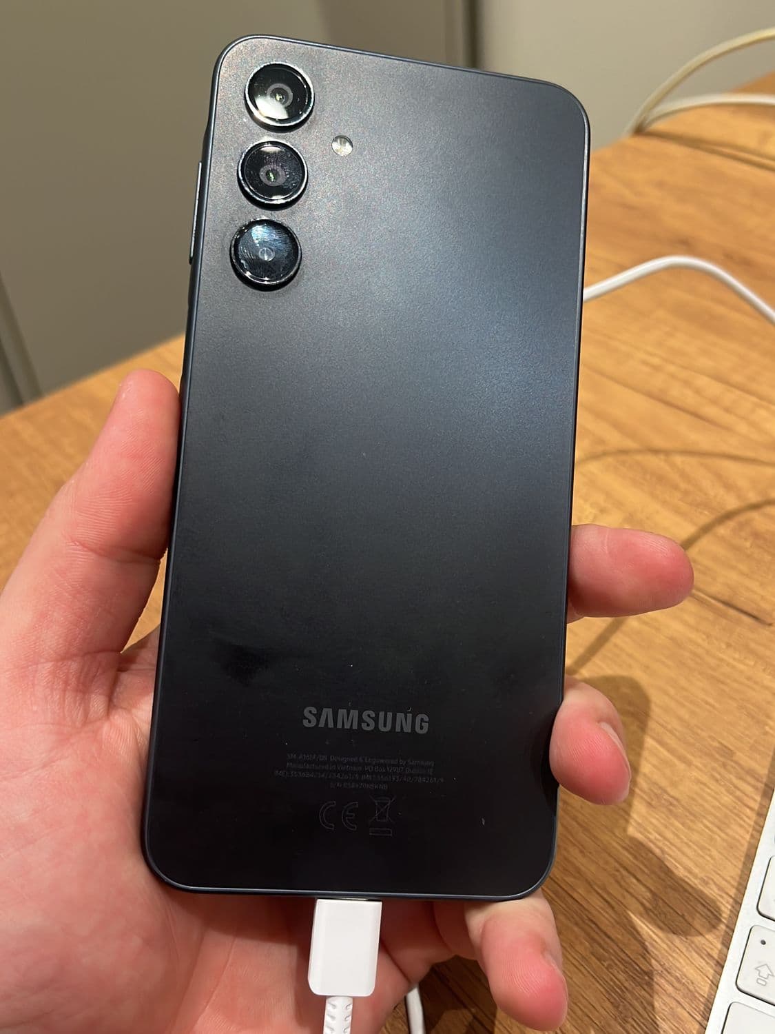 Samsung Smartphone with Triple Camera System - Black