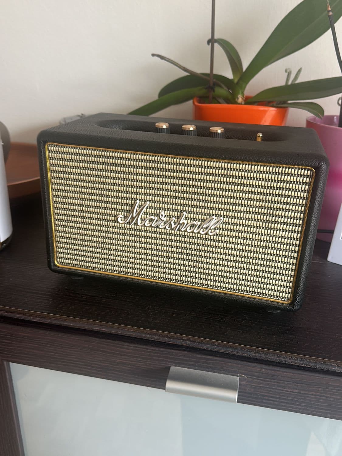 Marshall Acton Bluetooth Speaker - Black & Gold