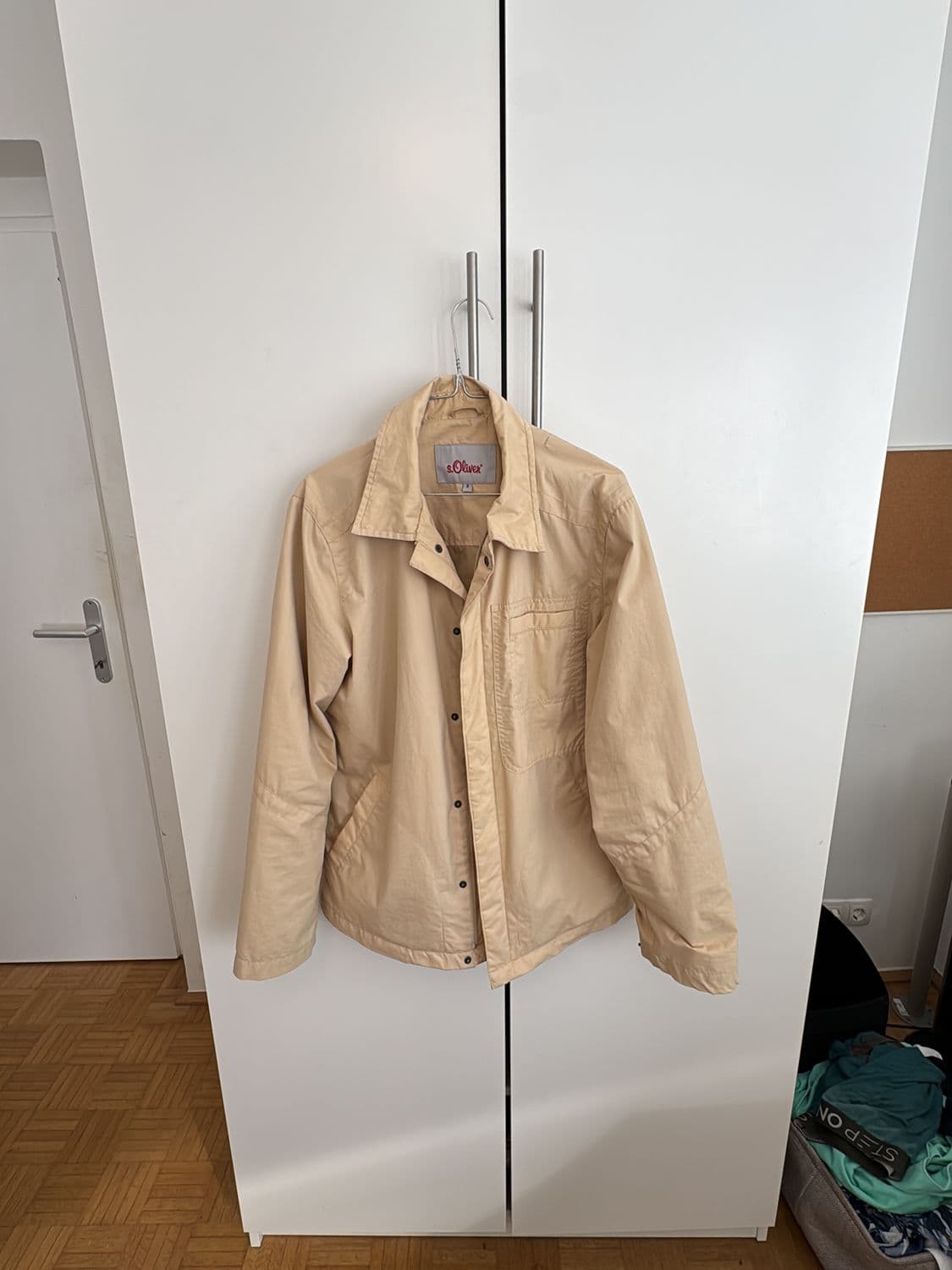 s.Oliver Beige Lightweight Jacket - Size S 2