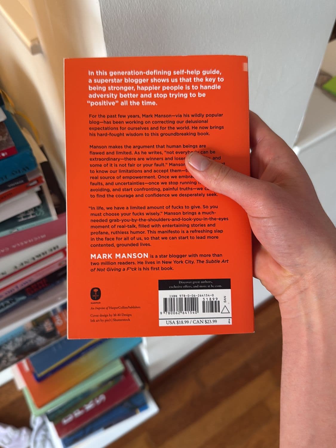 The Subtle Art of Not Giving a F*ck by Mark Manson - Paperback 2
