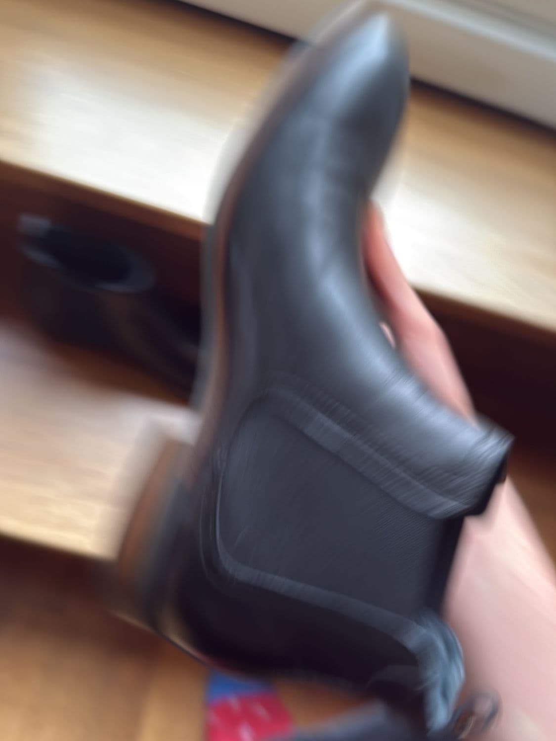 Black Leather Chelsea Boots - Size 44 3