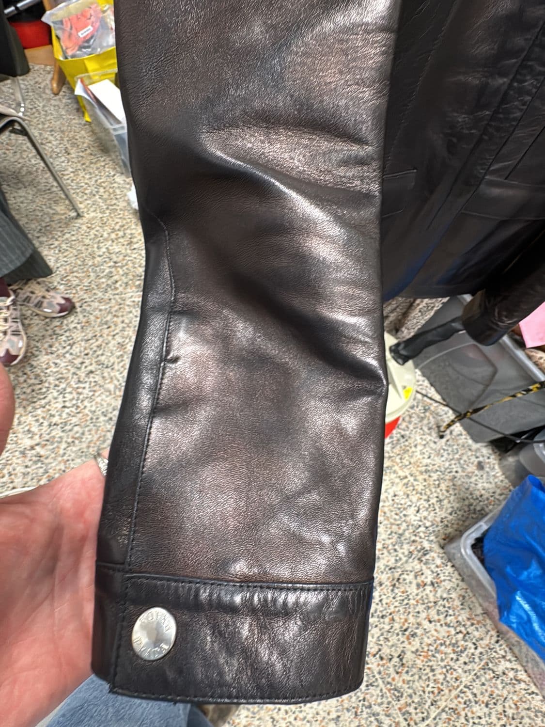 Prada Black Leather Jacket - Made in Italy 3